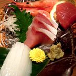 Izakaya Ichiki - 活魚造り盛合せ ￥９４５