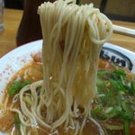 ラーメン炎や - やや細い麺