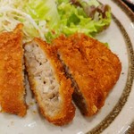 きらく - ミンチカツの断面