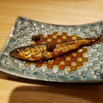 三軒茶屋 鮨かんてら - 千葉県成田産稚鮎有馬山椒煮