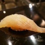 三軒茶屋 鮨かんてら - 青森県産アイナメ（すだちと藻塩で）