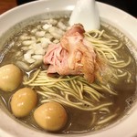 横濱丿貫 - 煮干蕎麦 〜境港産カサゴ合わせ〜 うずら味玉トッピング