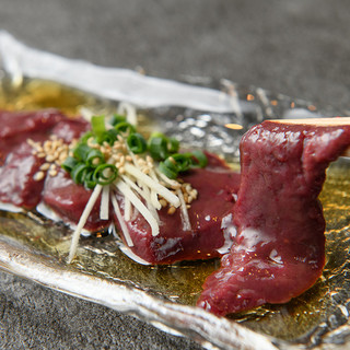 新鮮芝浦か朝引き！焼レバーしゃぶ