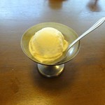 豊陣 - 会席料理（松）：アイスクリーム