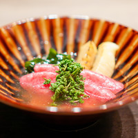 USHIGORO S. GINZA - サーロインのしゃぶしゃぶ   熊本県産焼き筍、新わかめ、花山椒