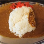 カレー食堂 マッハ - ライス中であいがけにしてみた(^^)/