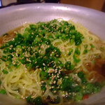 炙処 いち - もつ鍋ラーメンに！