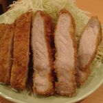 とんかつ 一 - 特上とんかつ断面(2011年12月)