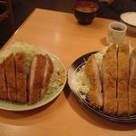 とんかつ 一 - 特上とんかつと極上とんかつの比較(2011年12月)