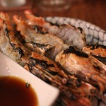 mine - 料理写真:特大サイズの天使のエビ