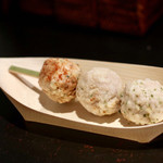 Food×Bar=Saloon - 色鶏三色つくね