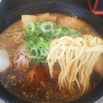 江どめ屋 - 黒醤油ラーメン・大盛（￥670＋100）