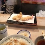 エビ天とキス天ぷら