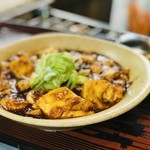 武州うどんあかねandみどりダイニング - 本格四川麻婆豆腐セット
