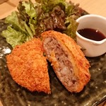 肉 もつ 土穂 - メンチカツ