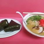 九州ラーメン 久留米 - ラーメンとおむすび
