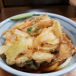 加賀 - 上からかき揚げ