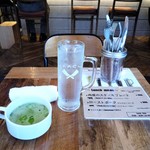 東京ブッチャーズ with OKACHI Beer Lab - ｽｰﾌﾟ＆お水