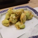 量平寿司 - 天豆の天ぷら