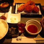 とんかつ料理と京野菜 鶴群 - よくばり膳1580円