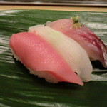 すし かつら - 握り寿司１．５人前・・・まず３カン