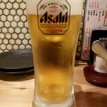 やきとん三吉 - 生ビール：450円+税