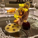 ASAHINA Gastronome - 2019.4.  鴨のフォワグラと黒トリュフのテリーヌ キウイフルーツのクーリ