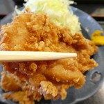 クリスピーなから揚げが香ばしくて美味