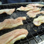 Yakiniku Mondo - とんちゃん 塩 380円。　　　　　　2019.05.17