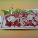 まこちゃん 本店 - 国産牛ハツ刺し５８０円