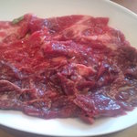 炭火ＤＥ焼肉牛牛 - カルビとハラミ