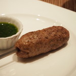 トラットリア・アルモ - ラム肉のタルタルステーキみたいなの