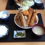 Mampukushokudou - 揚げ物パラダイス定食  1,000円