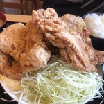 萬福食堂 - ザンギは超デカイ❗️