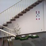 六花亭 - 2階のカフェへの階段