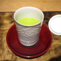御料理 光安 - 薄いエンドウのすり流し