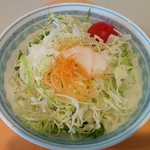 Resutoran Yutaimu - 交換後のサラダ