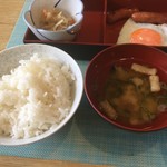 ペンション＆コテージ リゾートイン湯郷 - ご飯にお味噌汁