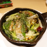 YAICHIRO - カキと九条ネギアヒージョ