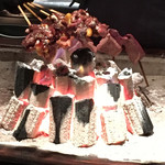 たでの葉 - タレに何度も潜らして