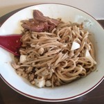 晴耕雨読 - 撹拌完了！白味噌と和山椒のだしまぜそば