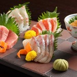個室和食 あすなろ - 刺身盛り合わせ