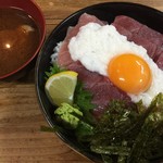 谷町 一味禅 - マグロ山かけ丼（￥900）