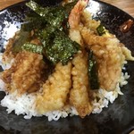 谷町 一味禅 - スペシャル天丼（ご飯少なめ）（￥1000）