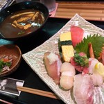 魚輝水産 - 日替わり寿司ランチ（￥780）