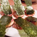 西尾さん - ねぎとろ刺カナッペ