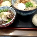 一休そば 総本店 - 鰹のたたき漬丼とおろしそば