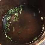 焼鳥丸万 - 鶏出汁スープ