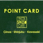 スパッソ - ポイントカード (表)