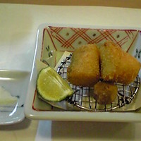 ひろ作 - 白身魚とむかごのフライ